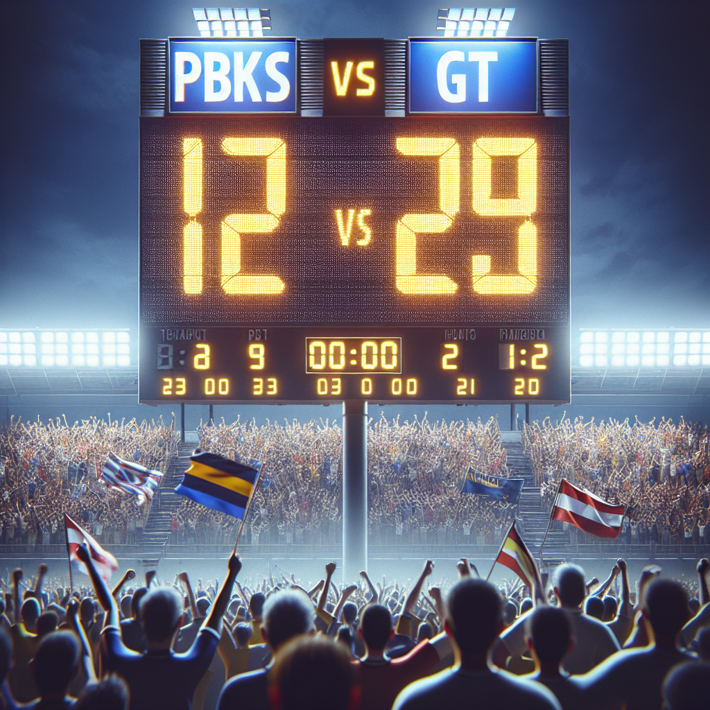 pbks vs gt score